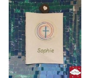 Stickdatei - Kreuz Regenbogen Kreis